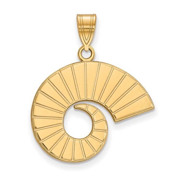 14k Yellow Gold Colorado State Rams Large Pendant